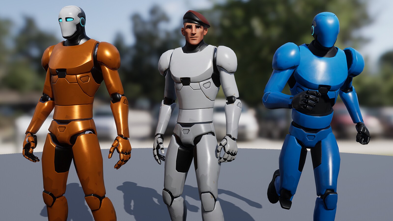 Modular Male Mannequin on Standard Skeleton in Characters UE Marketplace